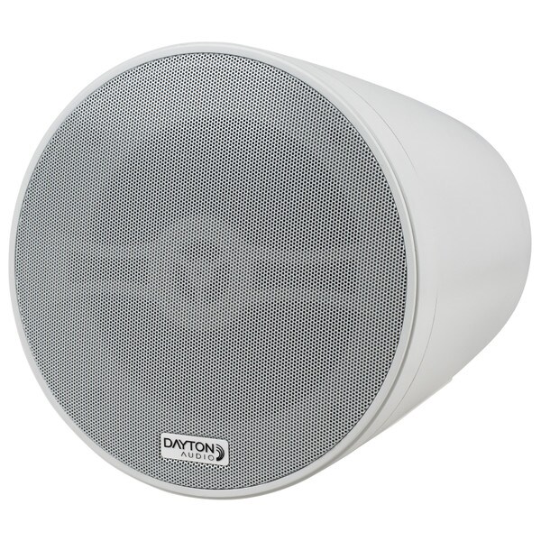 Main product image for Dayton Audio 6-1/2" Pendant/Landscape Speaker 70V/100V/8 Ohm White WP60XTW310-095